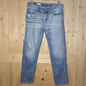 GAP 1969 Sexy Boyfriend Jeans Size 28 Distressed